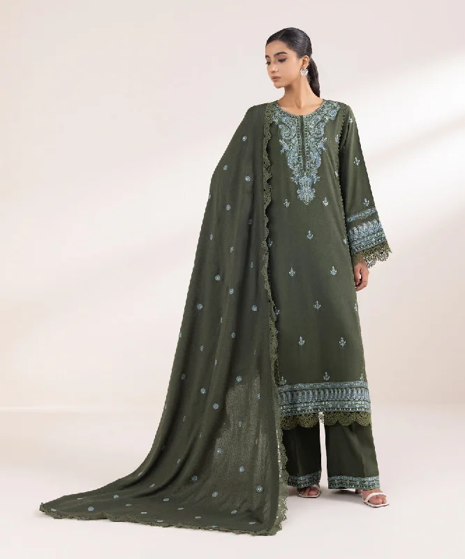 women's button-down pajama shirtsEmbroidered Karandi Dupatta