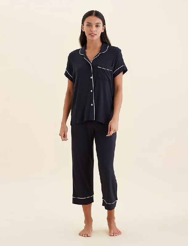 women's pajamas with a perfect blend of style and comfortKate Modal Soft Crop PJ