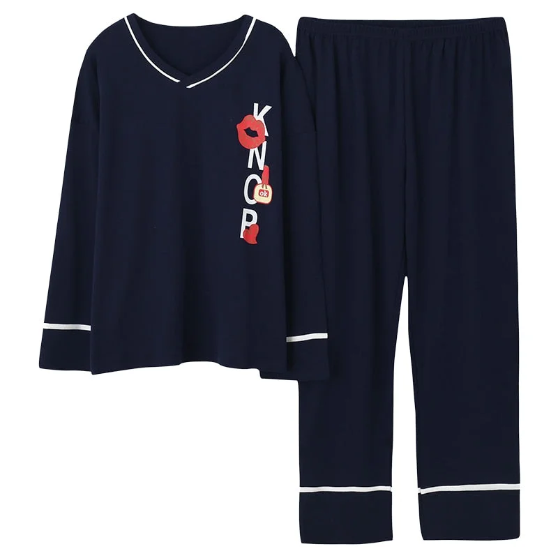 women's pajamas for cozy bedtime routinesTop + Long Pant Woman Pajama Set