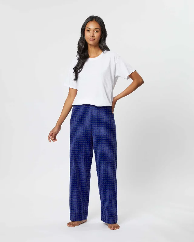 women's pajamas for ultimate relaxationWomen's Brushed Cotton Pyjama Trousers - Winsford Check