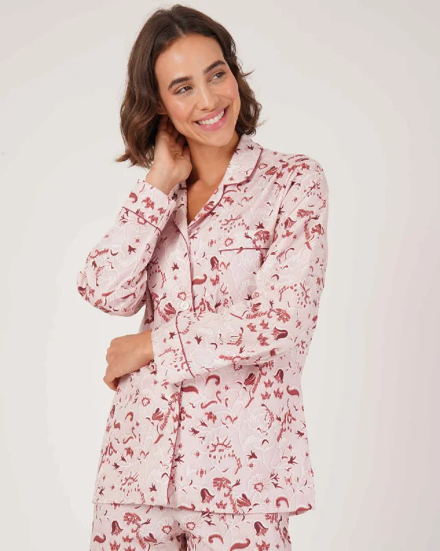 women's pajamas for movie nightsWomen's Classic Cotton Pyjamas - Cassey Floral