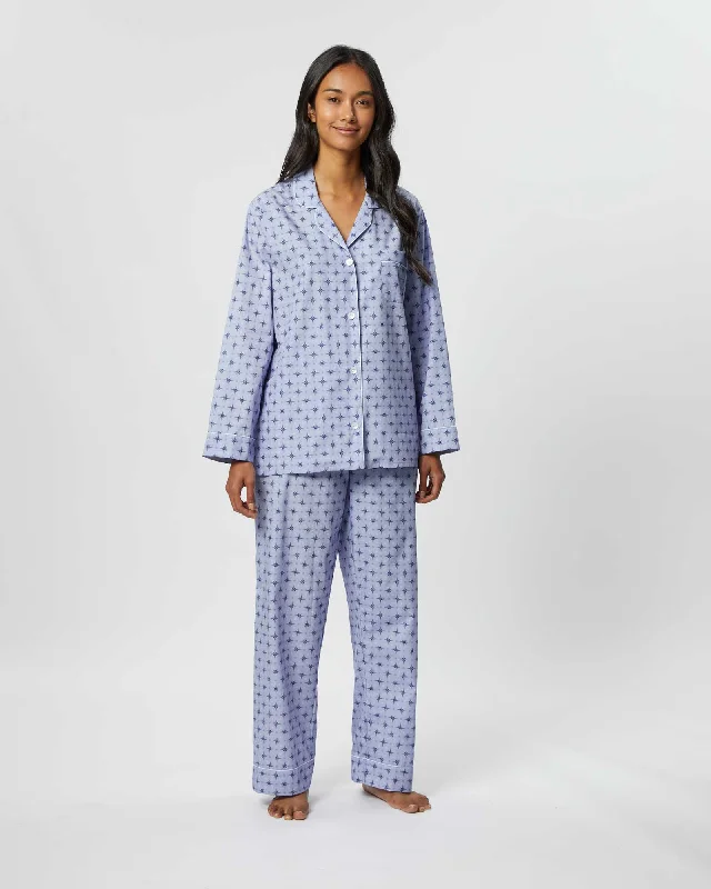 women's pajamas made from organic cottonWomen's Classic Cotton Pyjamas - Evie Star