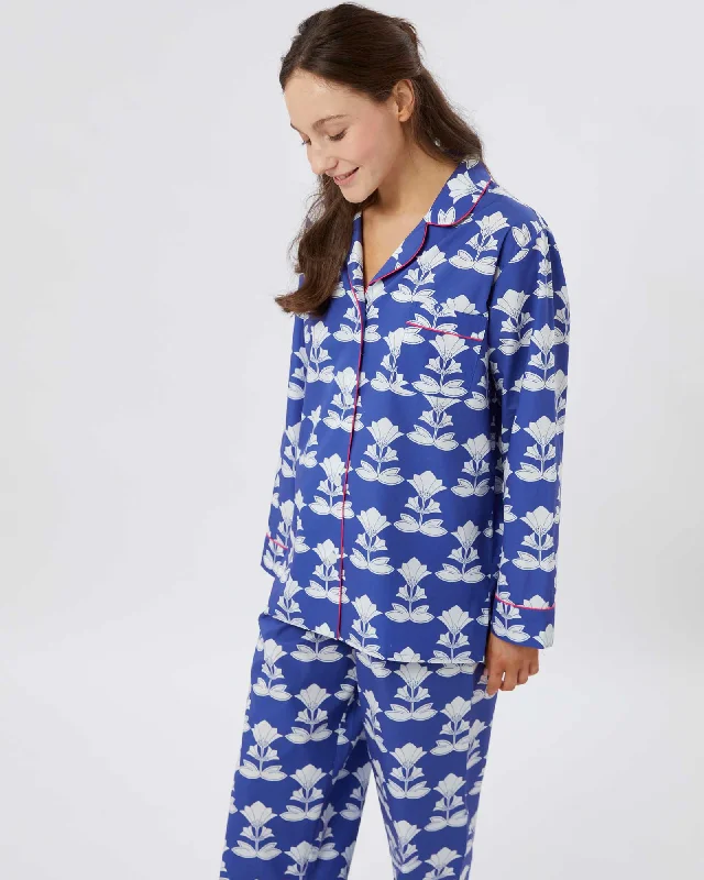 women's pajamas for yoga and meditationWomen's Classic Cotton Pyjamas - Sezincote Floral