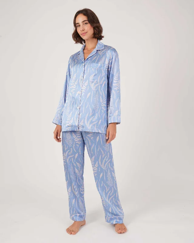 women's pajamas in pastel colorsWomen's Silk Pyjamas - St. Ives